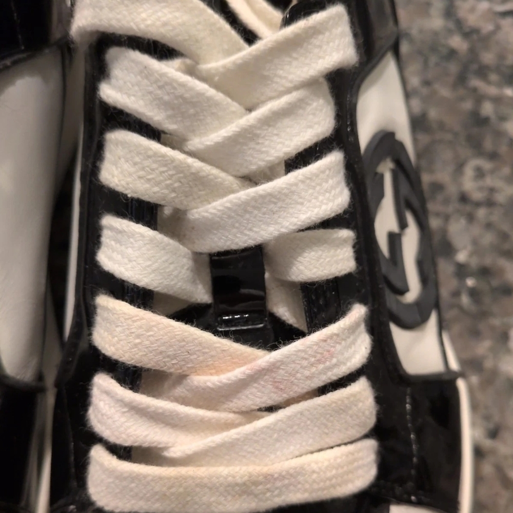 Gucci Black and White Athletic Shoes - Picture 12 of 15